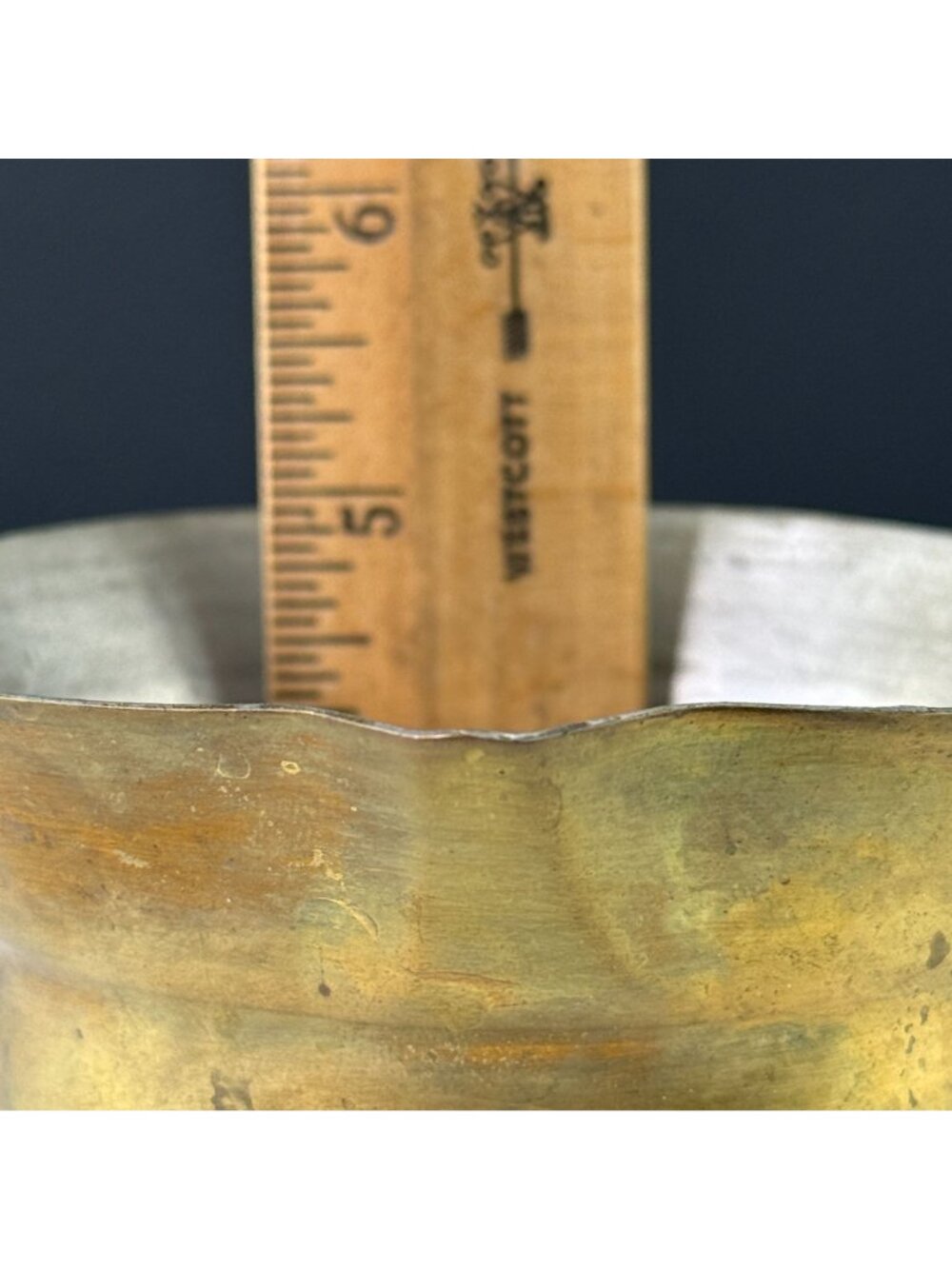 Vintage Brass Turkish Coffee Pot #8 - Picture 10 of 12